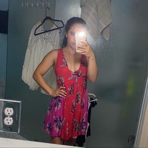 Free People floral strappy dress